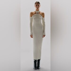 Baobab Collection Cream Long Sleeve Dress